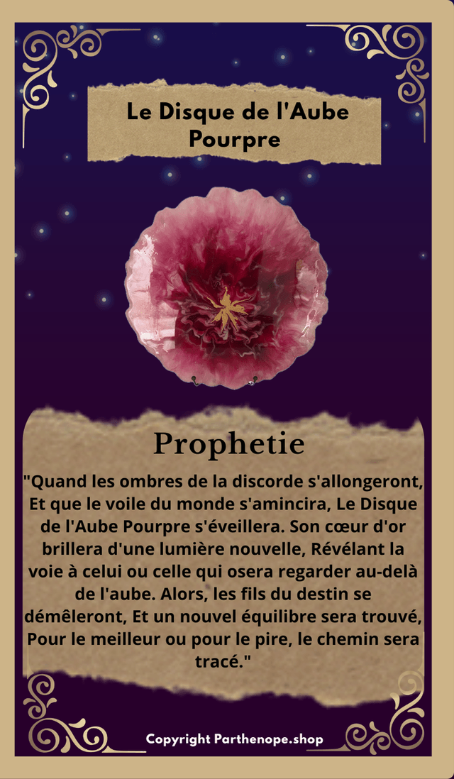 Le Disque de l'Aube Pourpre