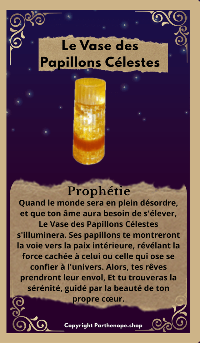 Le Vase des Papillons Célestes