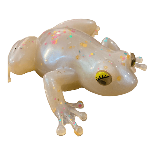 Ma P&#039;tite grenouille en résine phosphorescente